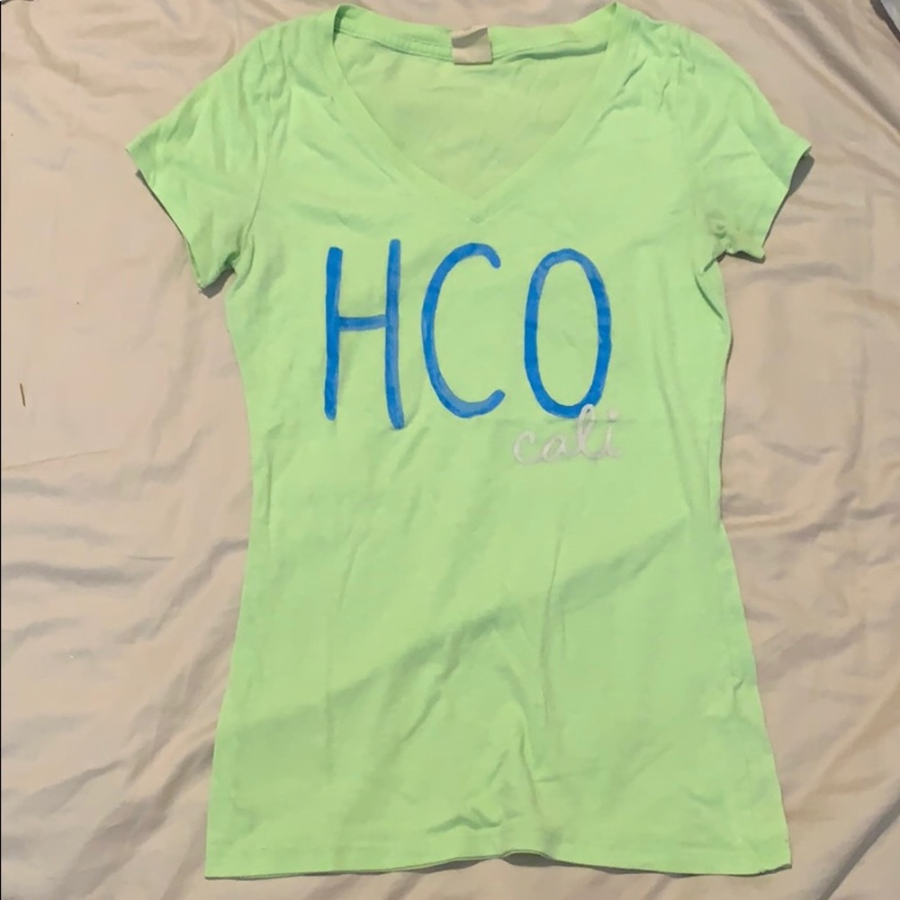 Light green holister tee